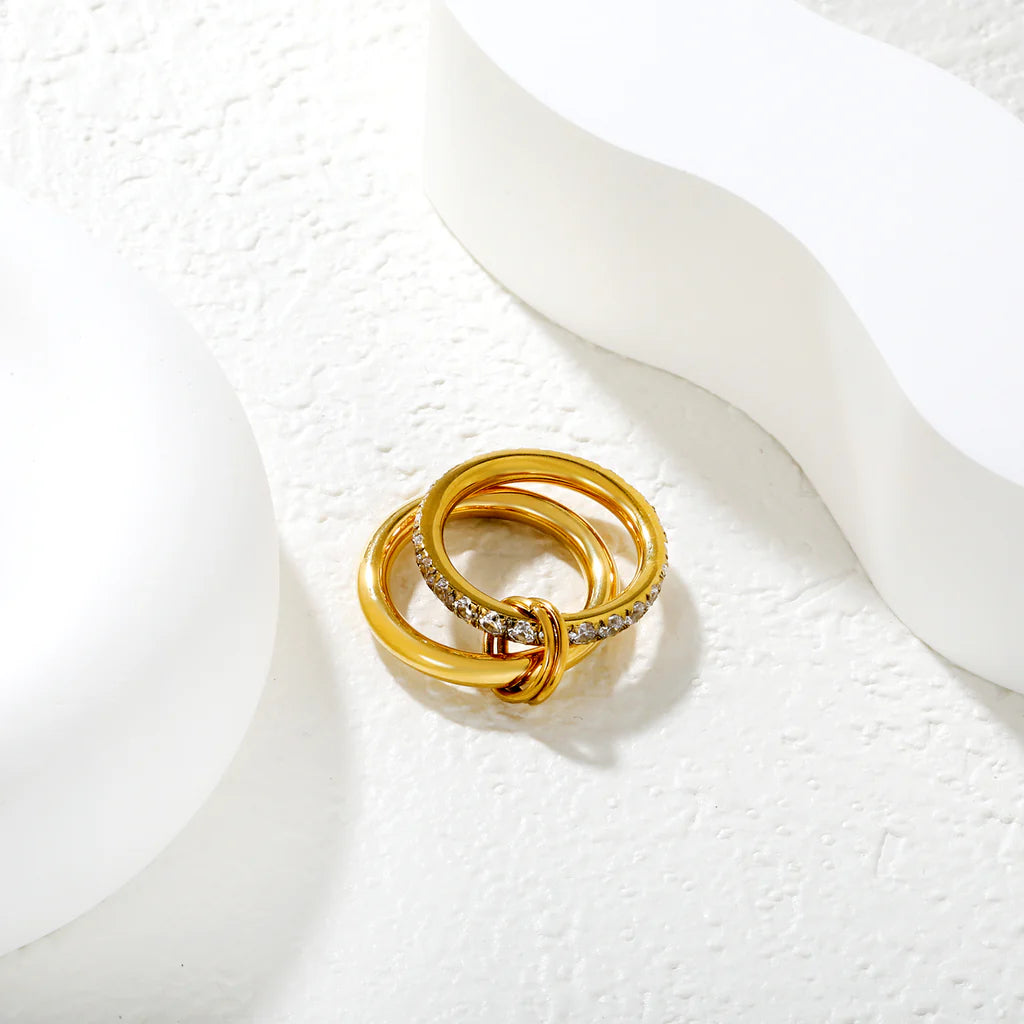Double Zircon Rings