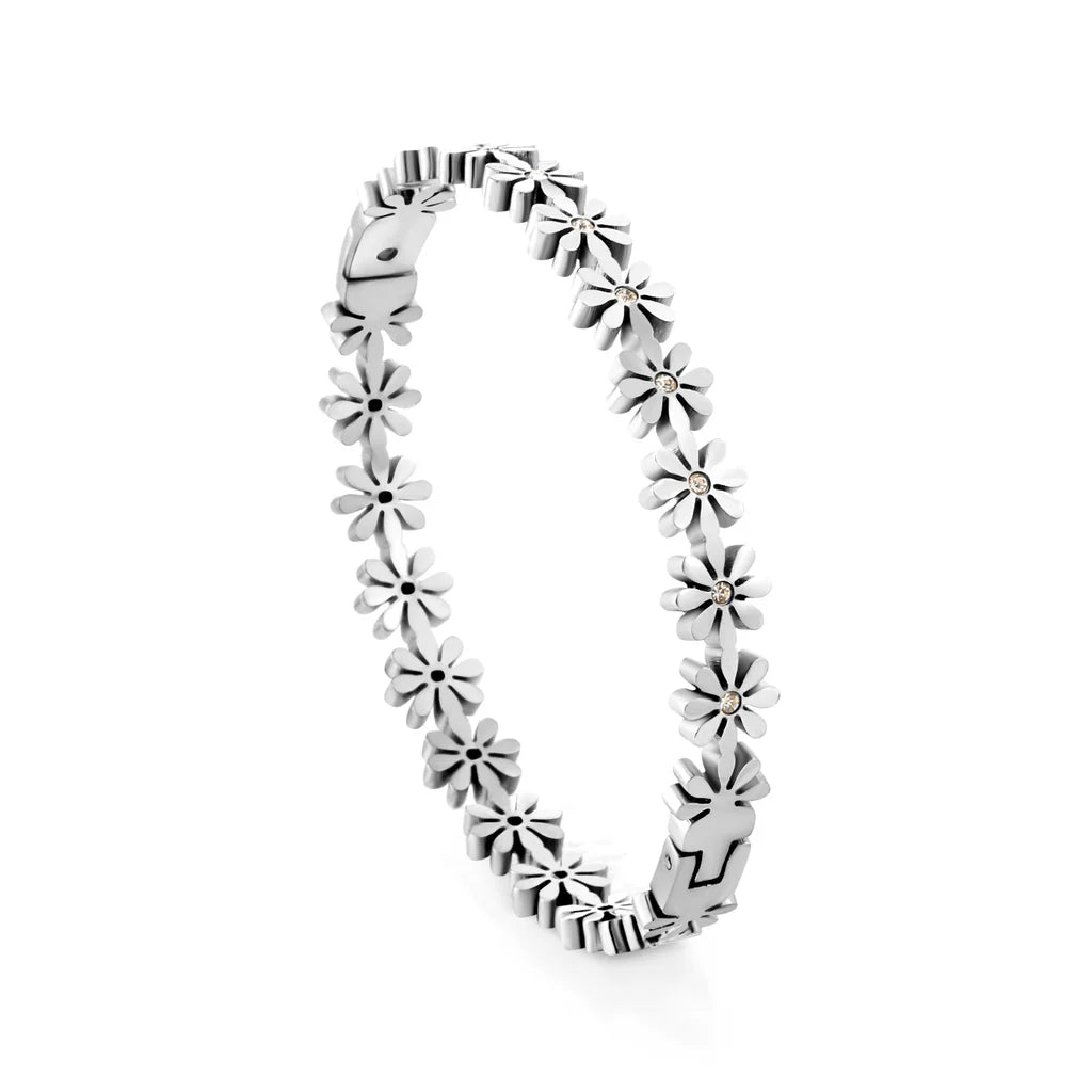 Mini Daisy Bangle Bracelet