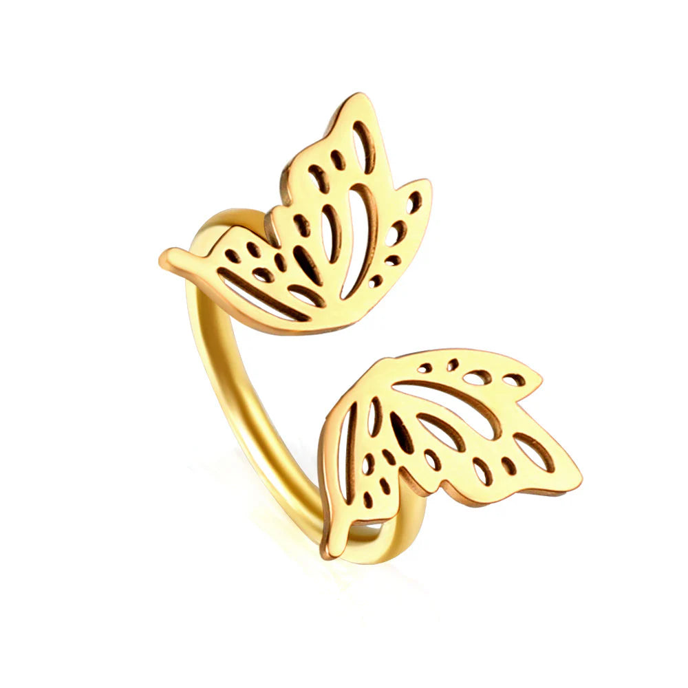 Open Butterfly Ring