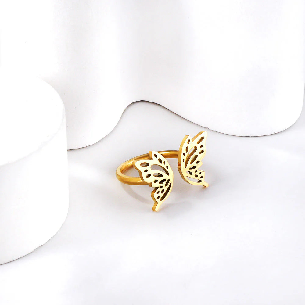 Open Butterfly Ring