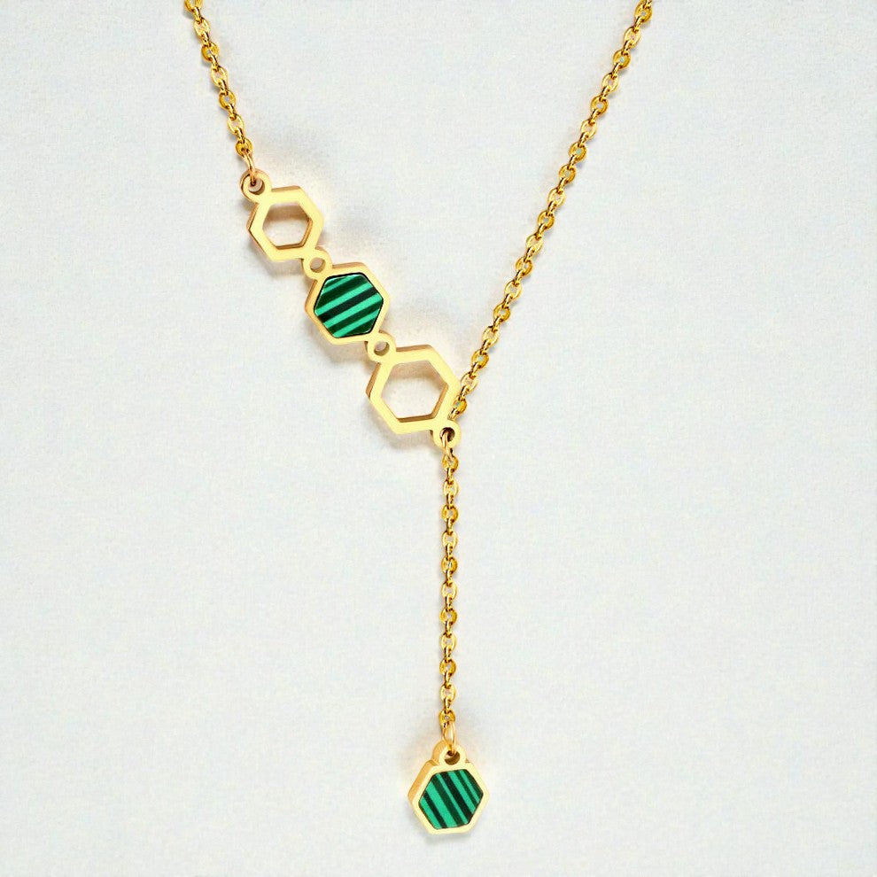 Hexa Drop Necklace