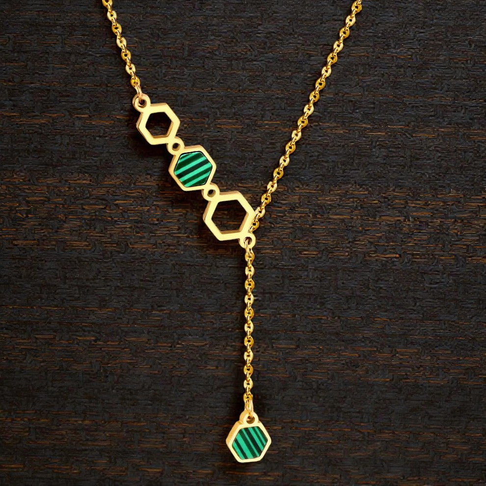 Hexa Drop Necklace