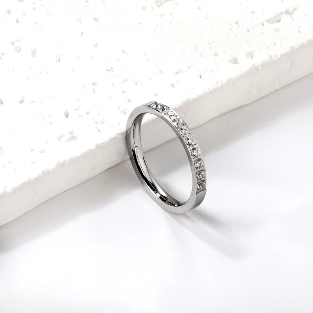 Eternal Band Solitaire Ring