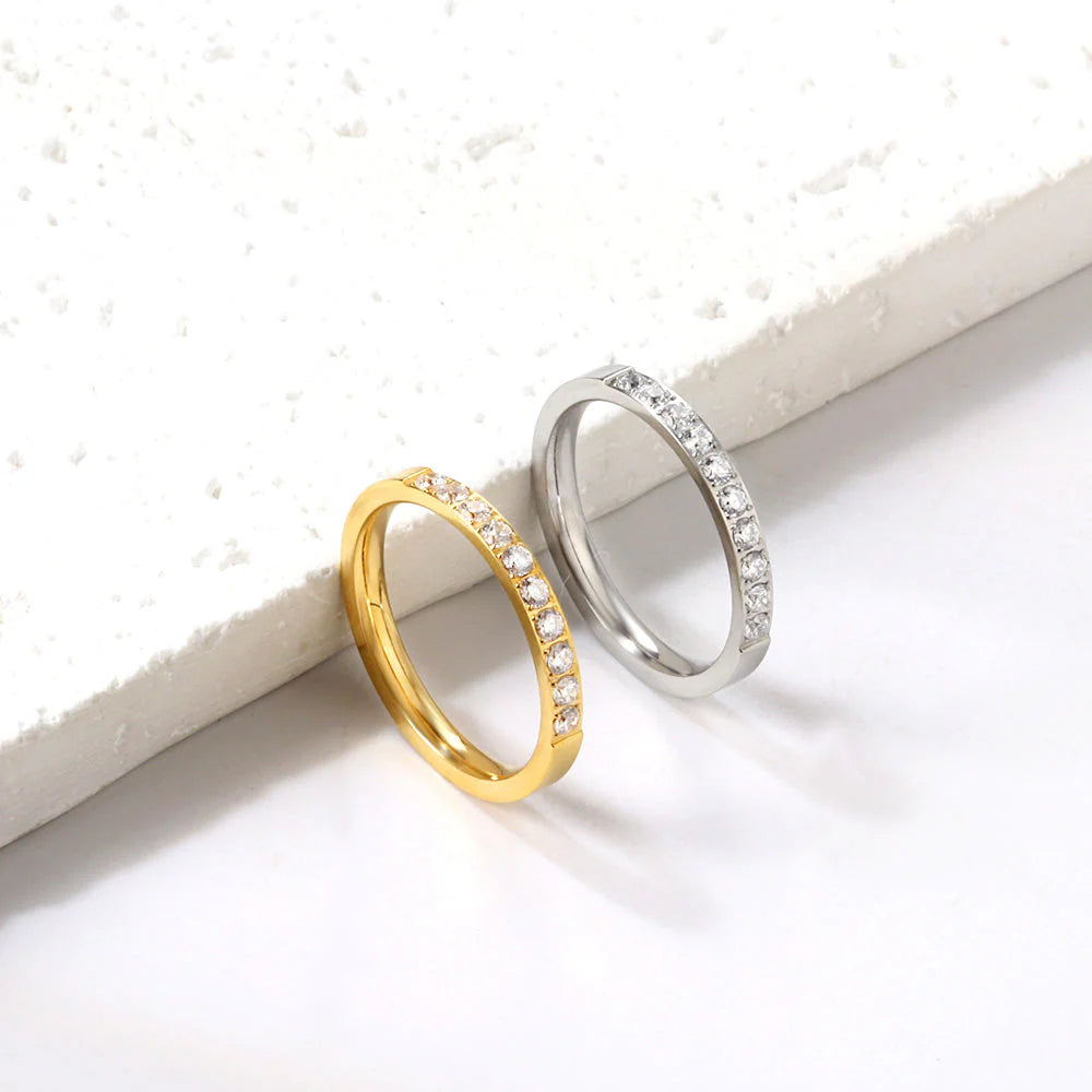 Eternal Band Solitaire Ring