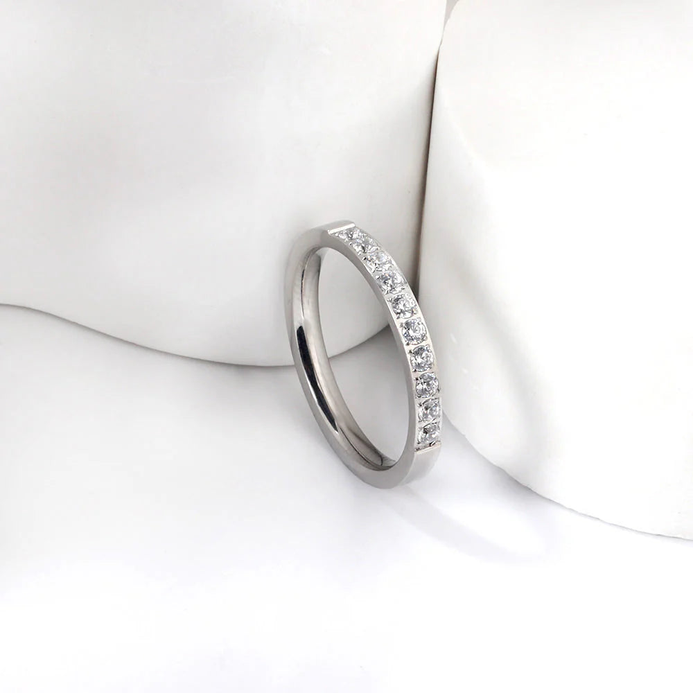Eternal Band Solitaire Ring