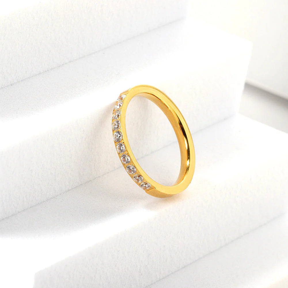 Eternal Band Solitaire Ring