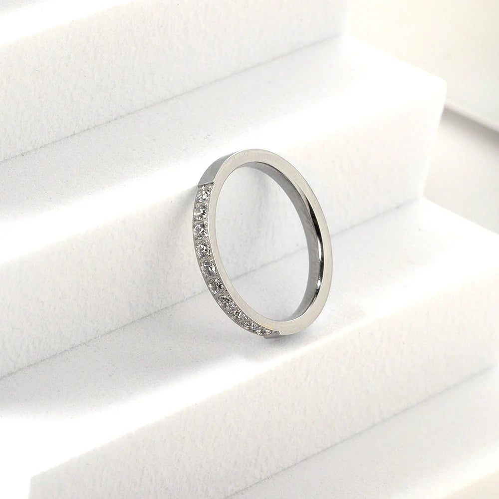 Eternal Band Solitaire Ring