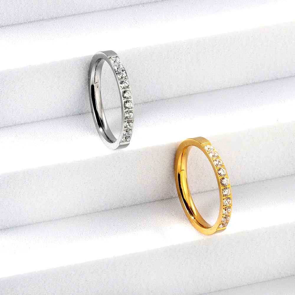 Eternal Band Solitaire Ring