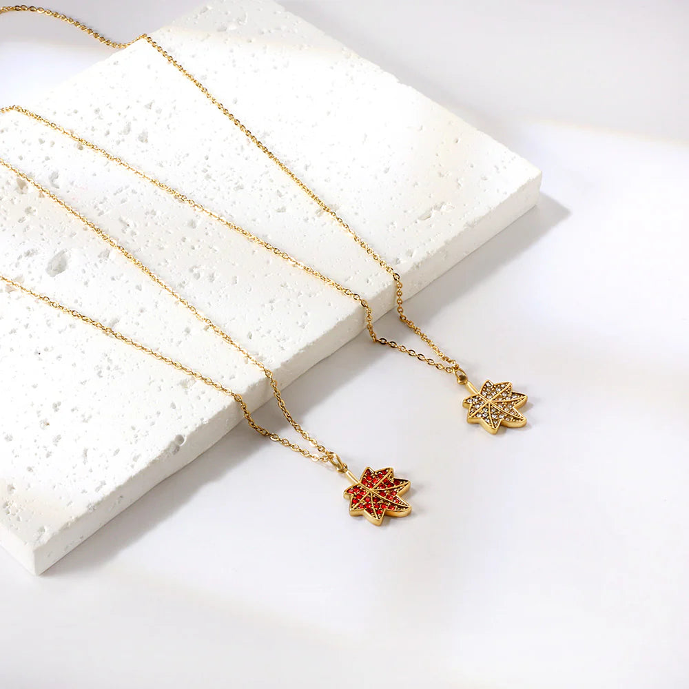 Canadian Maple Necklace