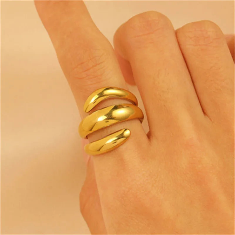 Spiral Twist Ring