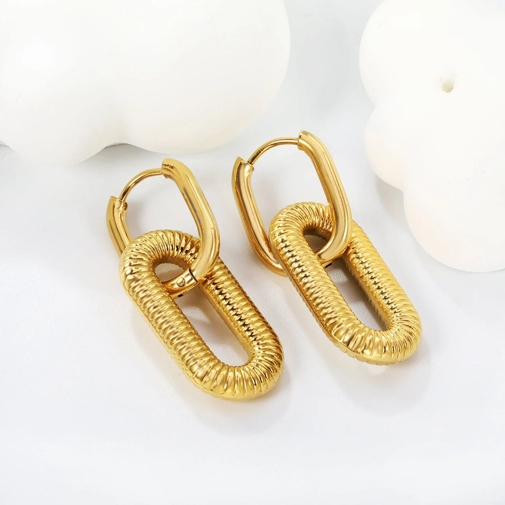 Hanging Square Earrings