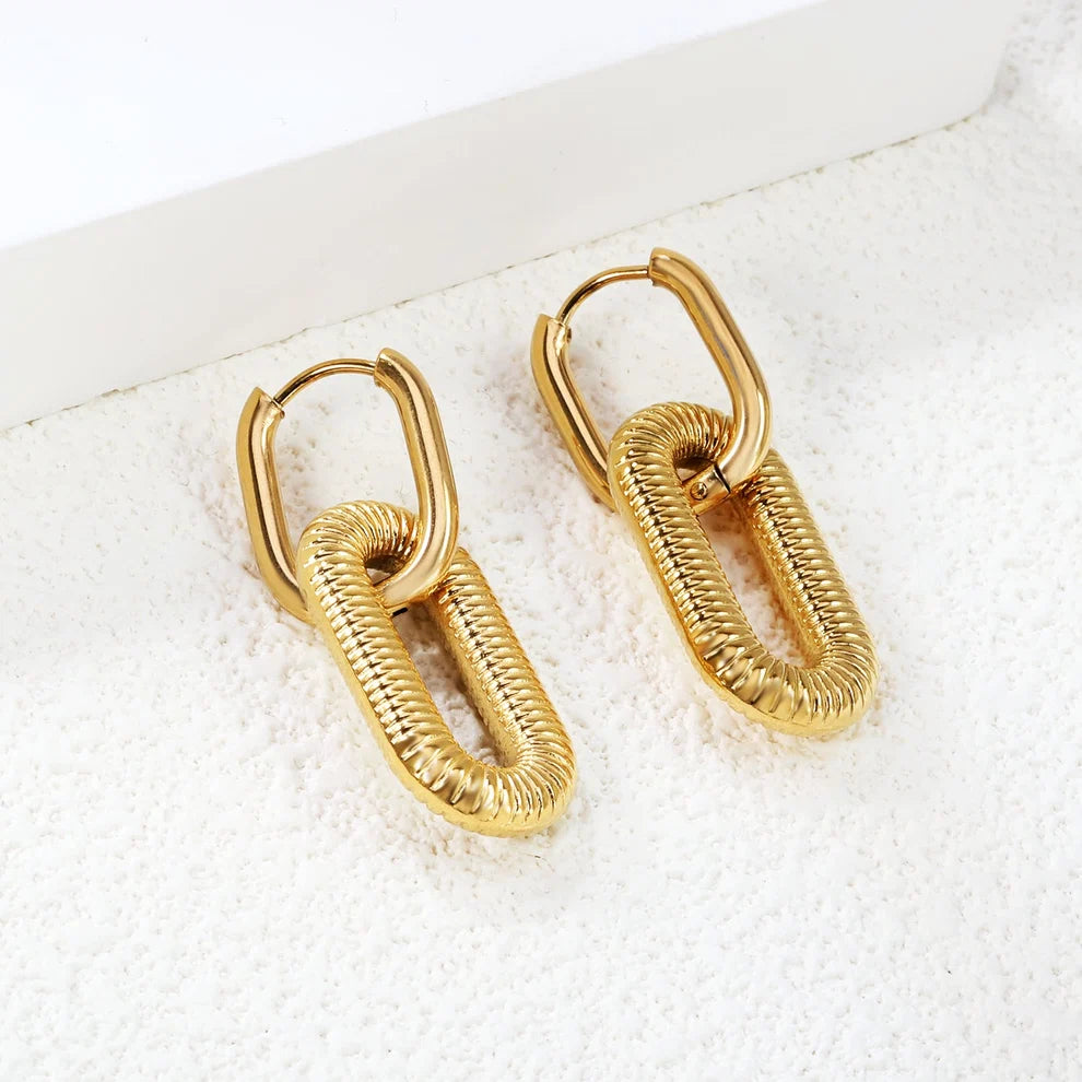 Hanging Square Earrings