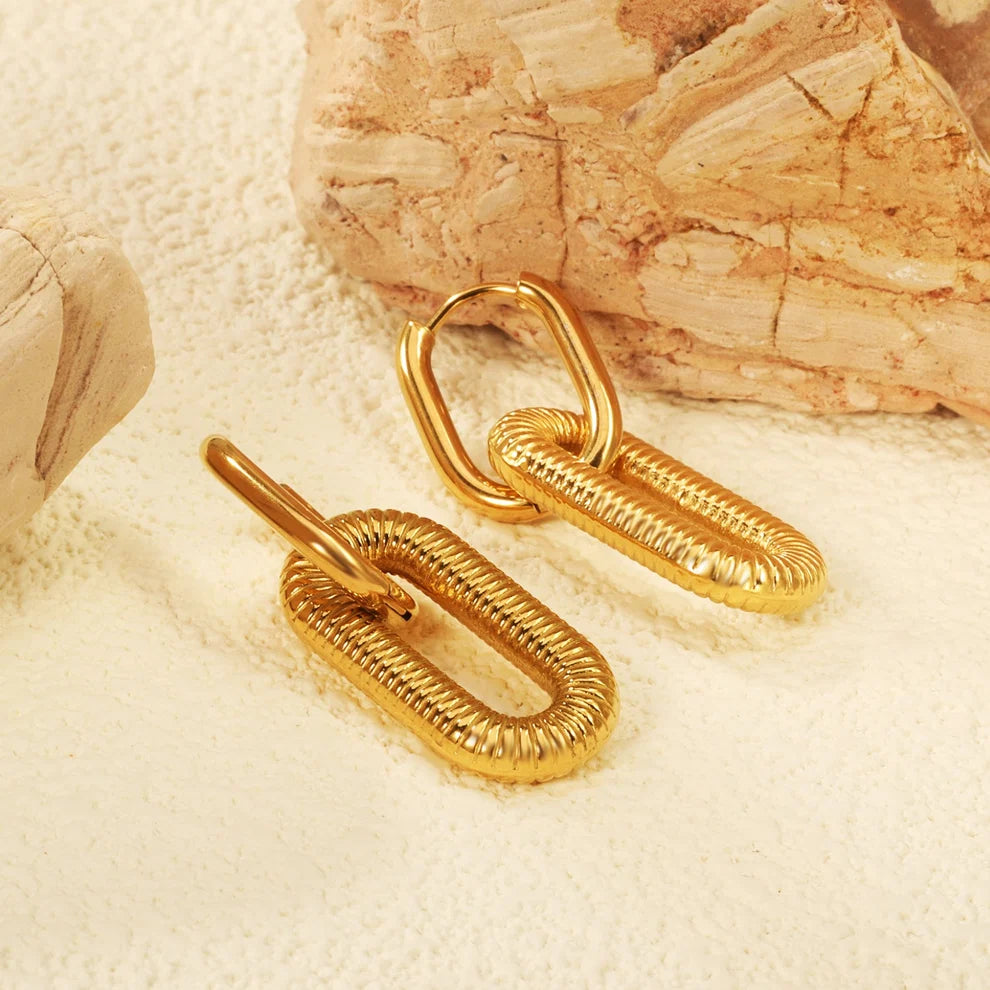 Hanging Square Earrings