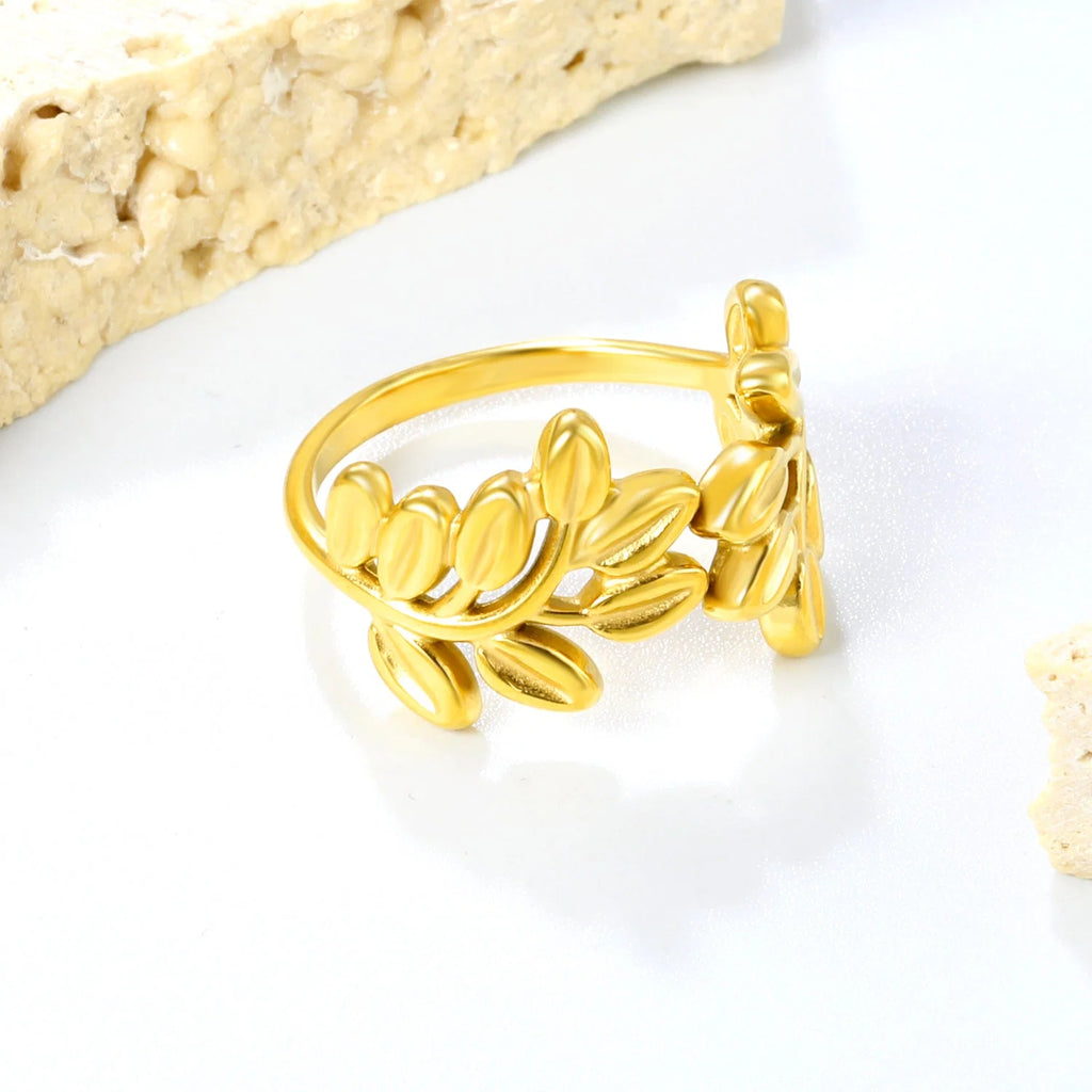 Leaf End Ring