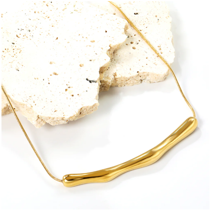 Hanging Log Necklace