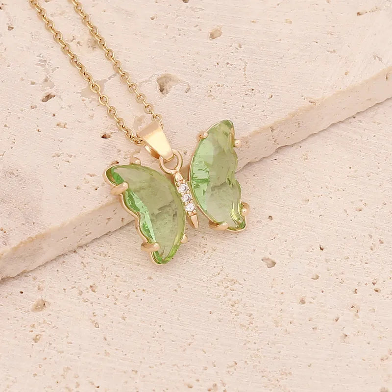 Butterfly Pendant Necklace