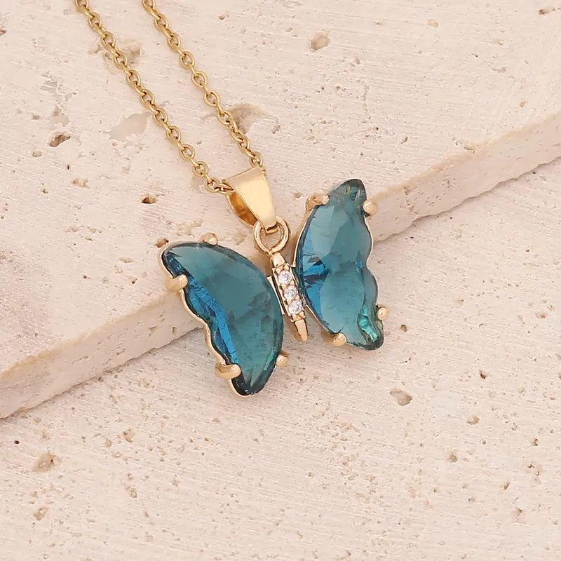 Butterfly Pendant Necklace