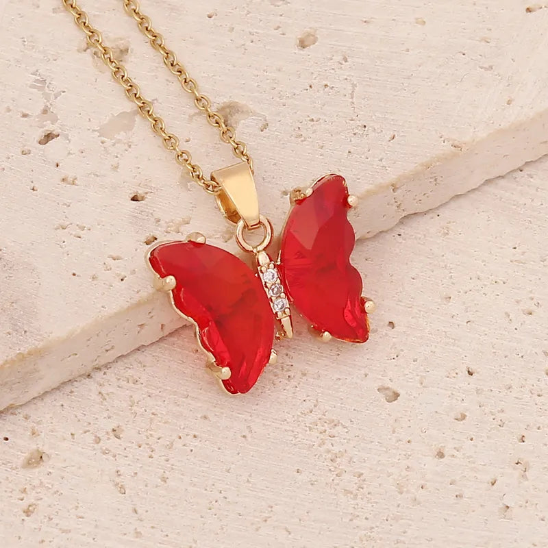 Butterfly Pendant Necklace