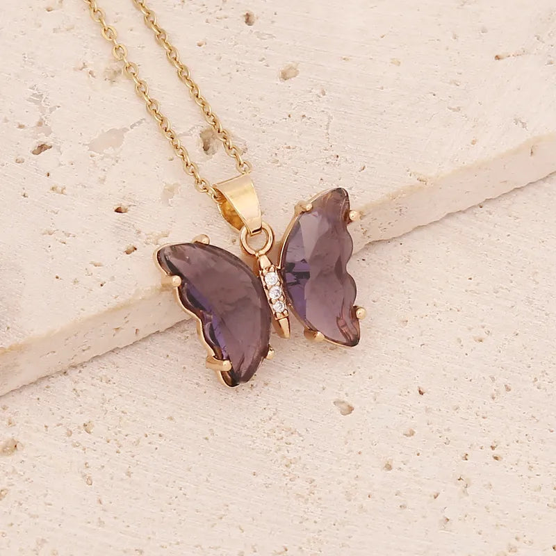 Butterfly Pendant Necklace