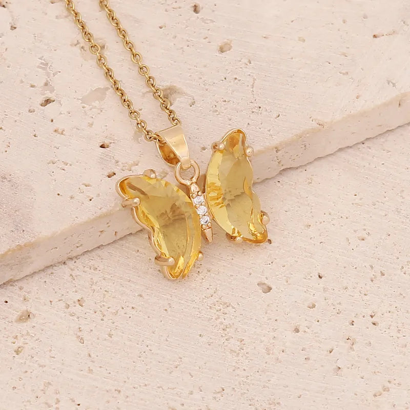 Butterfly Pendant Necklace
