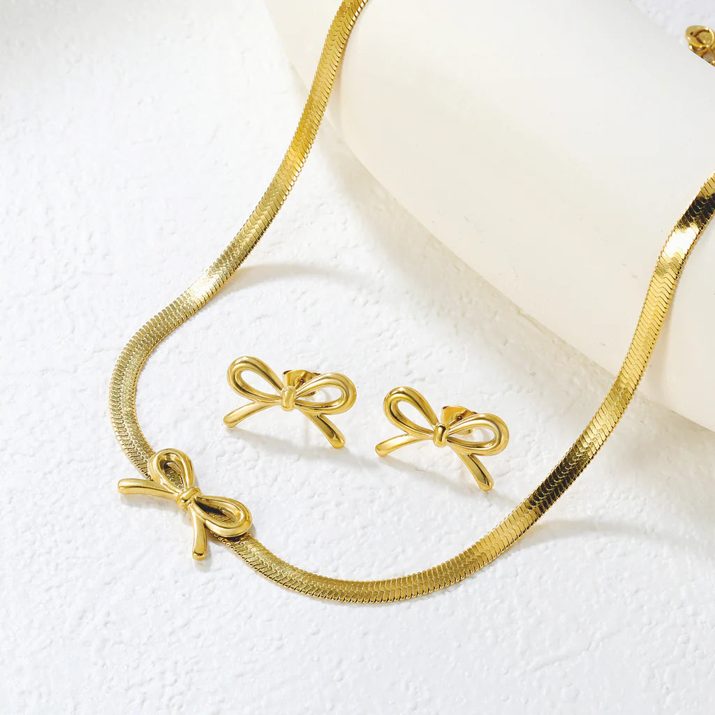 Snake Chain Bow Set