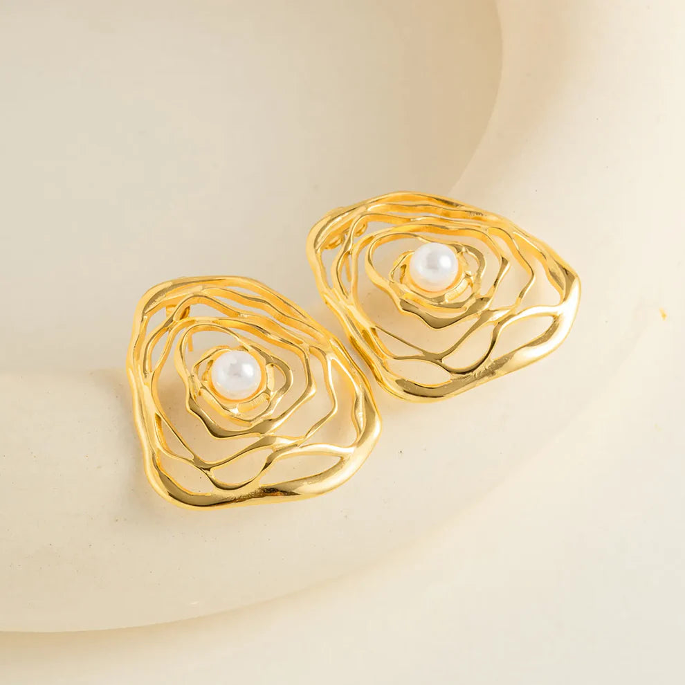 Intricate Flower Earrings