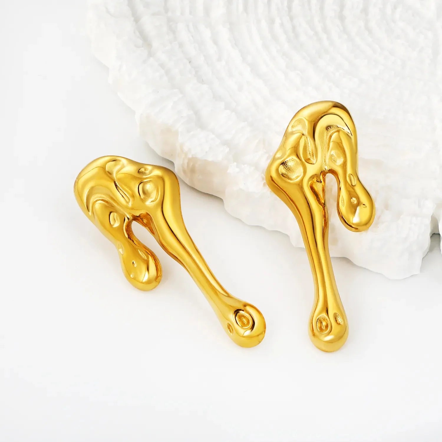 Asymmetric Meltdown Earrings