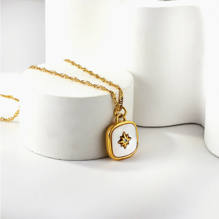 Single Celestial Pendant Necklace
