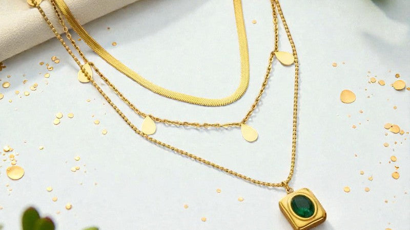 Green Forest Jewelry Set