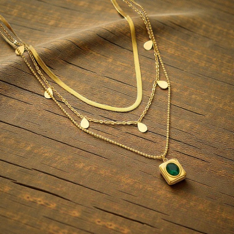 Green Forest Jewelry Set